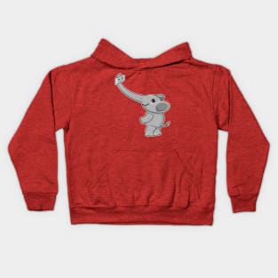 Cute Elephant selfie Kids Hoodie